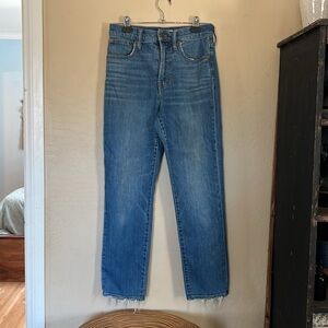 Madewell Blue Vintage Crop Jeans